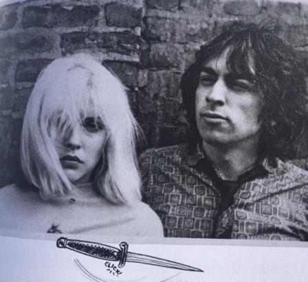 Debbie and Chris. Photo courtesy of Debbie Harry&rsquo;s personal collection; illustration by Sean Pryor.