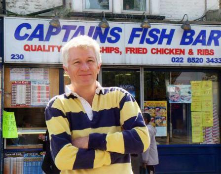 Captain Sensible loves his Fish and Chips